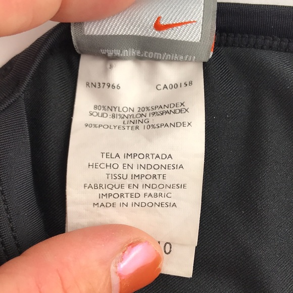 Nike Athletic One Piece Swimsuit Sz:10 - Picture 8 of 13